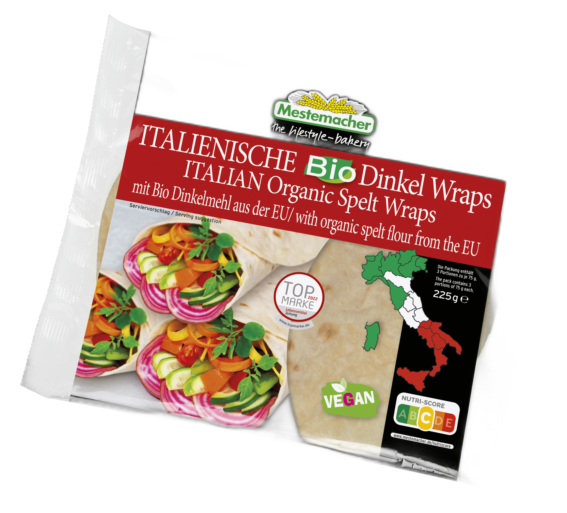 Wrap-pizza With Italian Organic Spelt Wraps